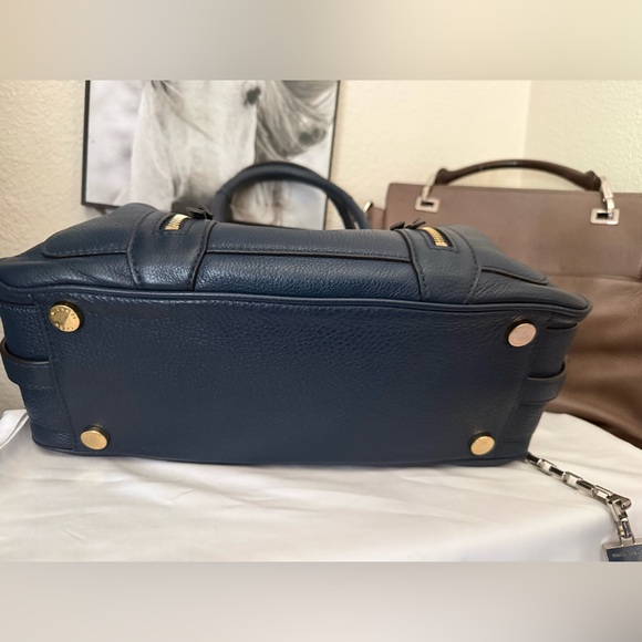 Michael Kors Navy and Taupe Satchels - Picture 7 of 7